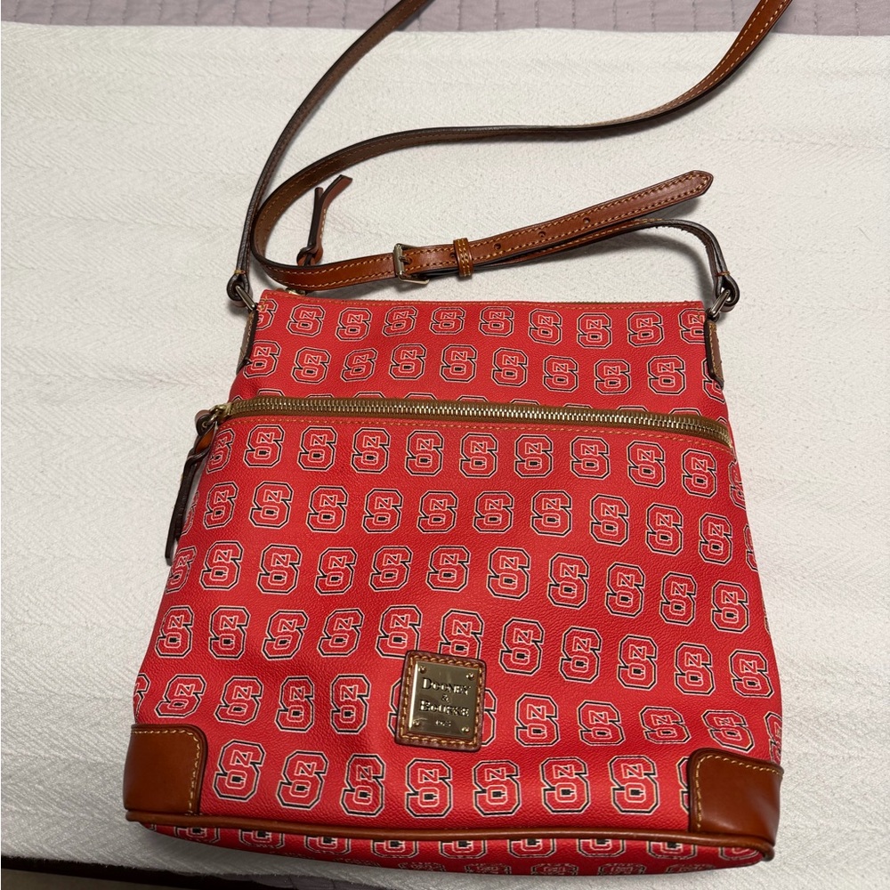 Dooney & Bourke Red Patterned Crossbody Bag
